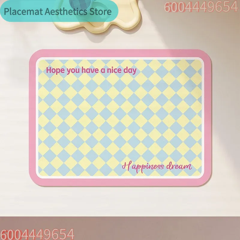 Bar Mat Rubber - Pembe Kız Drenaj Matı Süper Emici