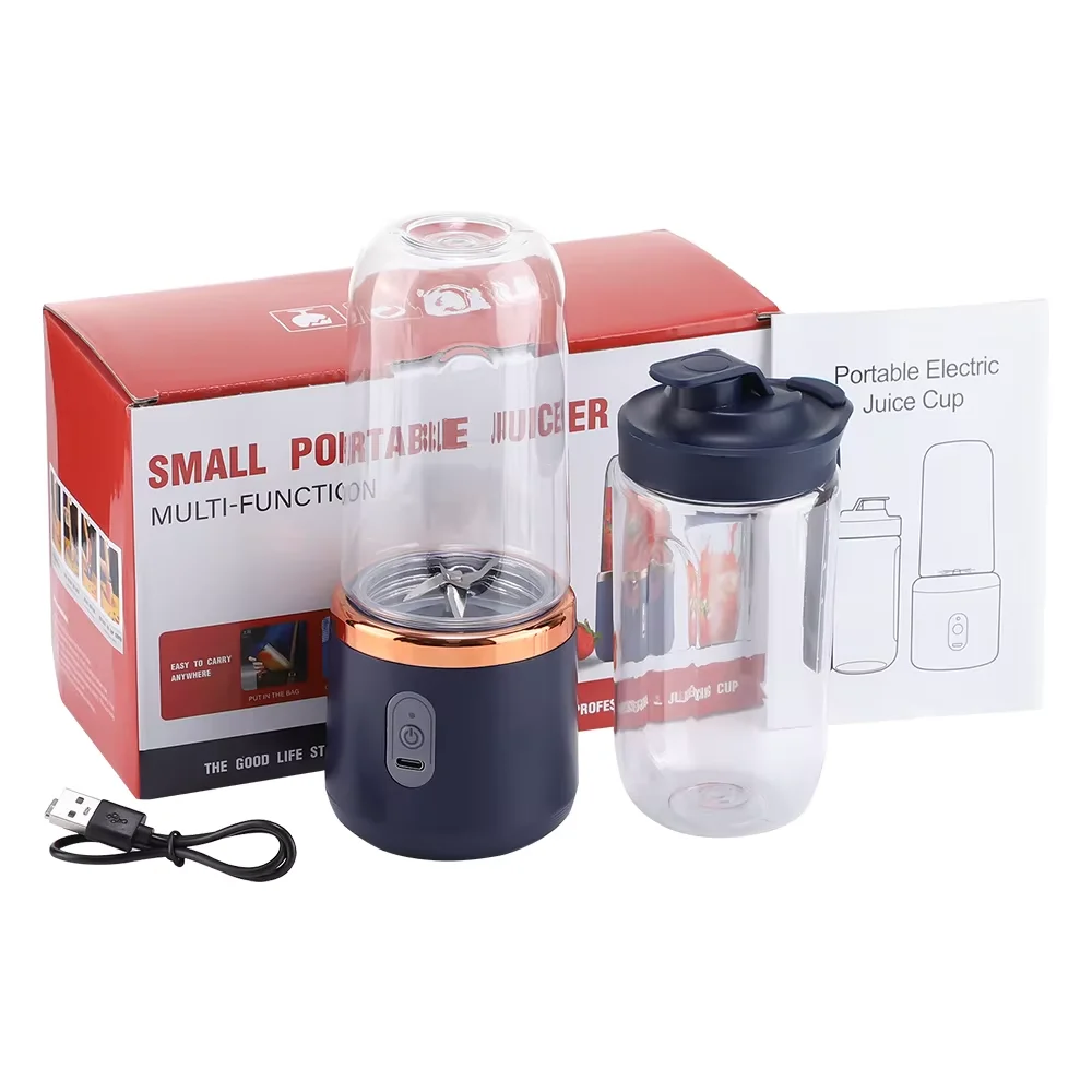 Citrus Juicer Bar - 400 ml Taşınabilir USB'li Blender, Elektrikli