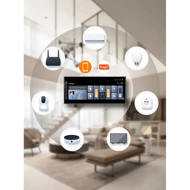 Tuya Akıllı Ev 12 İnç Merkezi  - Home Bar Android incelemesi ve fiyatı